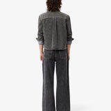 Jeans wide fit a vita alta HF8402 OL5