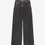 Jeans wide fit a vita alta HF8402 OL5