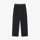 Pantaloni oversize in misto lana con pieghe HF9162 EL6