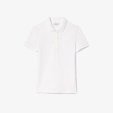 Polo da donna in piqué di cotone stretch Lacoste slim fit PF5462 001