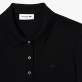 Polo da donna in piqué di cotone stretch Lacoste slim fit PF5462 031