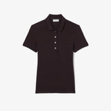 Polo da donna in piqué di cotone stretch Lacoste slim fit PF5462 3LA