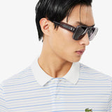 Polo in Petit Piqué a righe classic fit PH0871 WB5