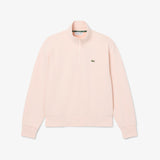 Felpa a collo alto in piqué con zip SF5271  N6I