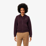Felpa con zip e cappuccio in piqué SF5272 3KE
