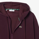 Felpa con zip e cappuccio in piqué SF5272 3KE