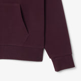 Felpa con zip e cappuccio in piqué SF5272 3KE