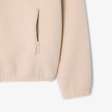 Giacca in sherpa oversize con collo a coste a righe SF8330 S69