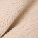 Giacca in sherpa oversize con collo a coste a righe SF8330 S69