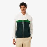 Felpa colorblock con cappuccio e zip SH2749 0LP