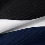 Felpa colorblock con cappuccio e zip SH2749 DY4