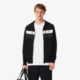 Felpa con cappuccio e zip color block SH5913 6XH