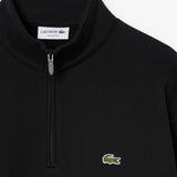 Felpa con collo alto e zip in tessuto felpato SH8866 031