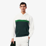 Felpa con cappuccio in tessuto felpato colorblock SH9798 0LP