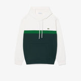 Felpa con cappuccio in tessuto felpato colorblock SH9798 0LP