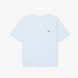 Relaxed fit soft cotton V-neck T-shirt TF7300 T01 