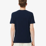 T-shirt con fascia a righe con marchio TH0888 166