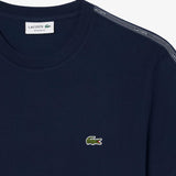 T-shirt con fascia a righe con marchio TH0888 166