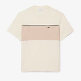 T-shirt in cotone color block TH0896 3RR