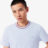 Men's T-shirt in stretch piqué with striped collar TH8174 T01 